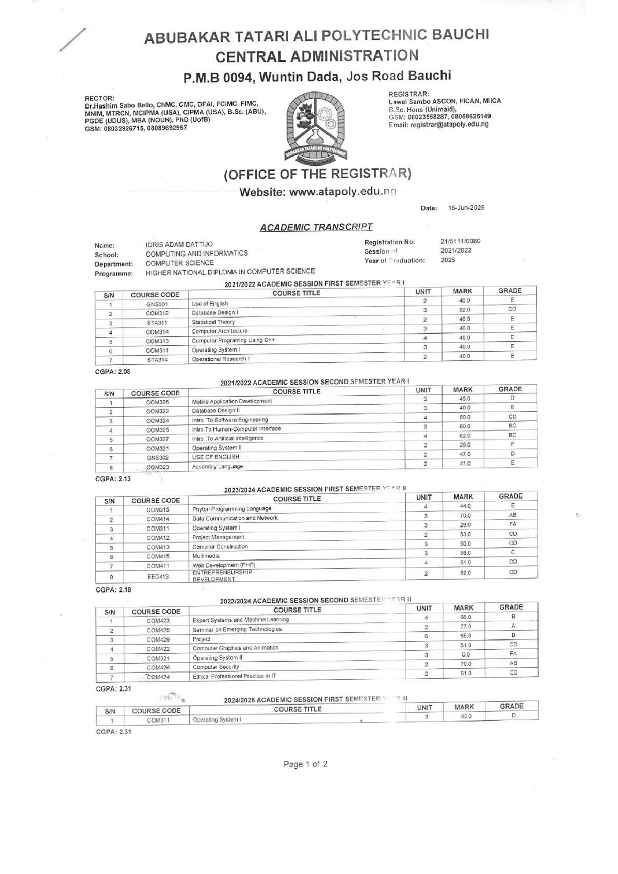 Document Page 1